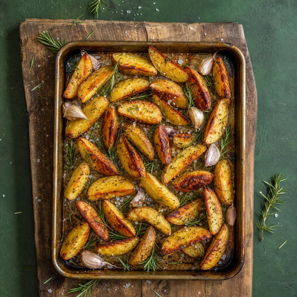 Crispy roasted potatoes
